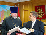 Валерий Юрьевич Виноградов и протоиерей Владимир Силовьев